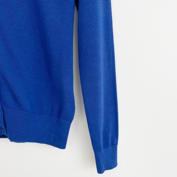 Banana Republic Blue Cotton Blend Button Down Cardigan Size Small - Picture 5 of 15